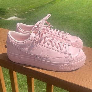 Nike Women’s Blazer Low Platform Sneakers Pink Size 8